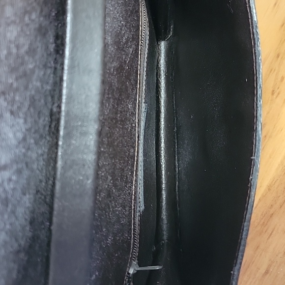 Vintage Bonwit Teller Elegant Brown Croc Leather Shoulder Bag - Picture 9 of 10